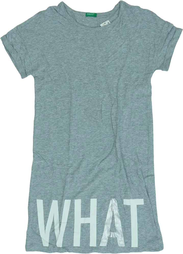 Szürke Benetton Póló EU 140 / UK 10 év / US 10 év/L