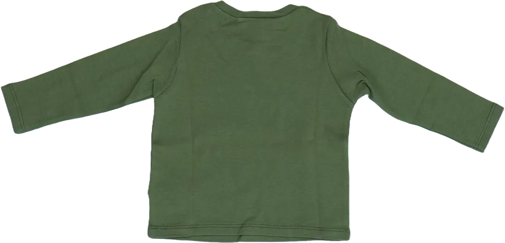 Zöld Benetton Hosszú ujjú felső EU 74 / UK 6-9 hónap / US 6-9 hónap