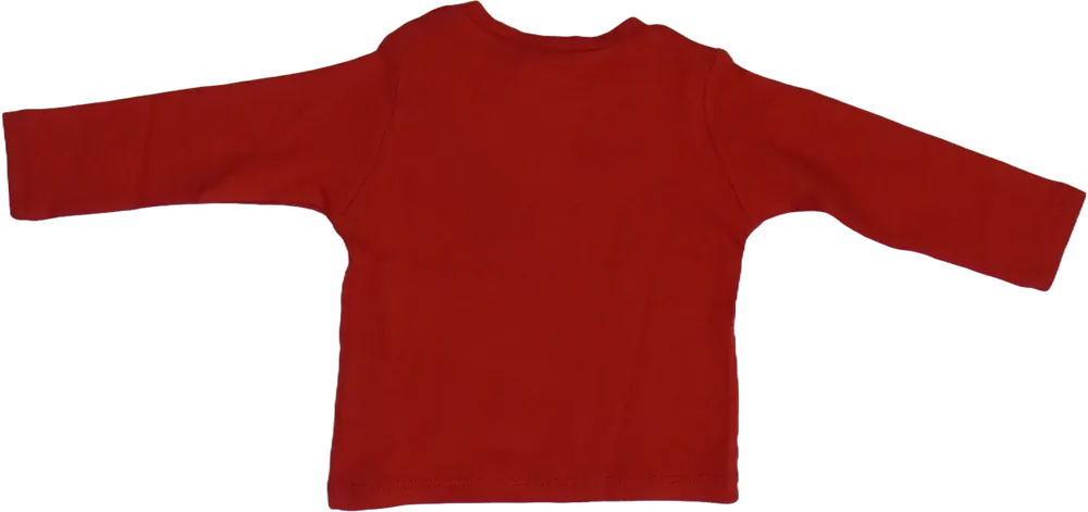 Piros Benetton Hosszú ujjú felső EU 62 / UK 0-3 hónap / US 0-3 hónap