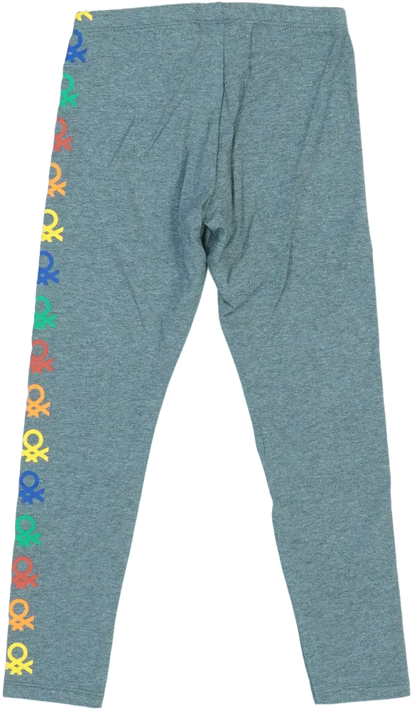 Szürke Benetton Leggings EU 122 / UK 7 év / US 7 év/M