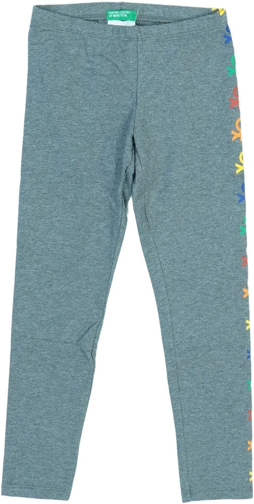 Szürke Benetton Leggings EU 122 / UK 7 év / US 7 év/M