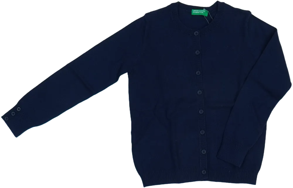 Kék Benetton Kardigán EU 110 / UK 5 év / US 5 év/XS