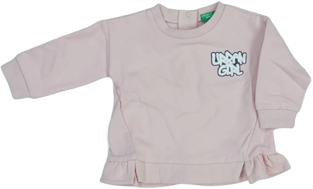 Rózsaszín Benetton Pulóver EU 68 / UK 3-6 hónap / US 3-6 hónap