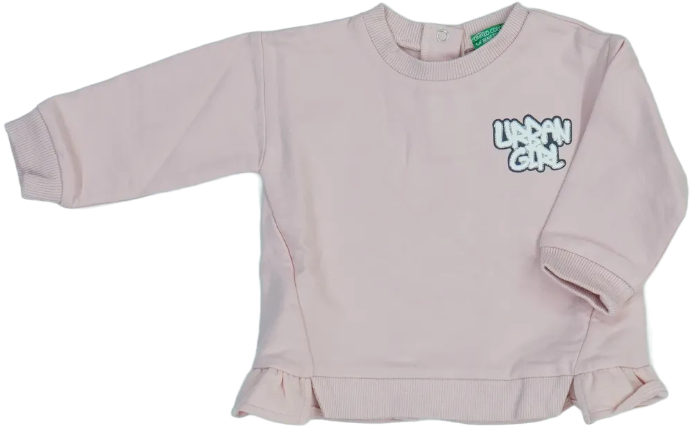 Rózsaszín Benetton Pulóver EU 74 / UK 6-9 hónap / US 6-9 hónap