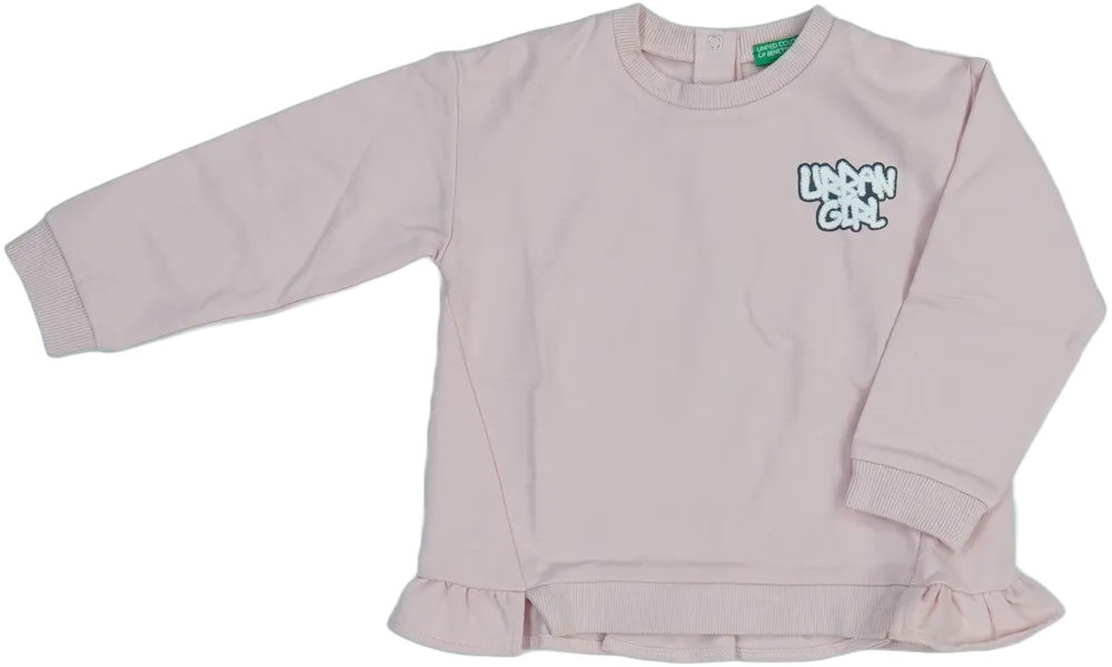 Rózsaszín Benetton Pulóver EU 92 / UK 2 év / US 2T