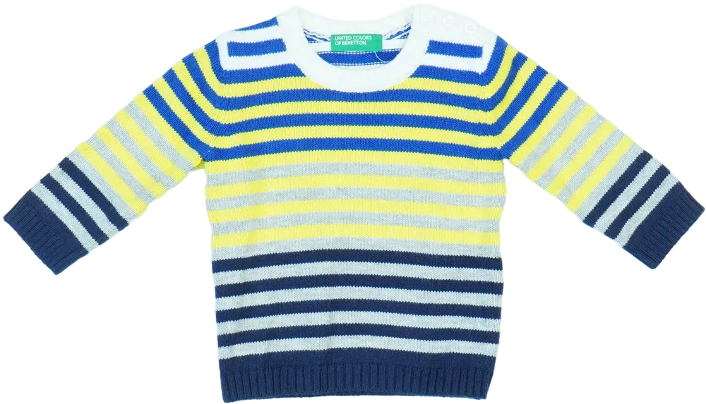 Többszínű Benetton Kötött pulcsi EU 62 / UK 0-3 hónap / US 0-3 hónap