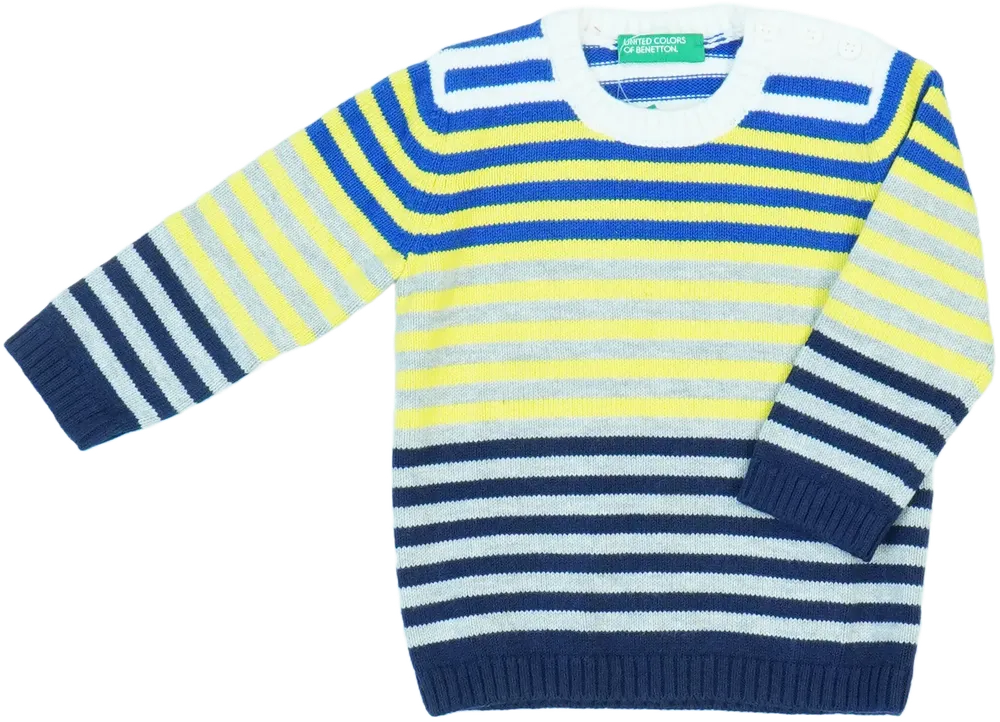 Többszínű Benetton Kötött pulcsi EU 74 / UK 6-9 hónap / US 6-9 hónap