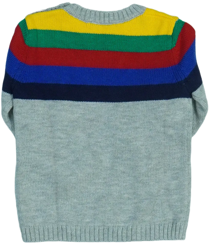 Szürke Benetton Pulóver EU 74 / UK 6-9 hónap / US 6-9 hónap