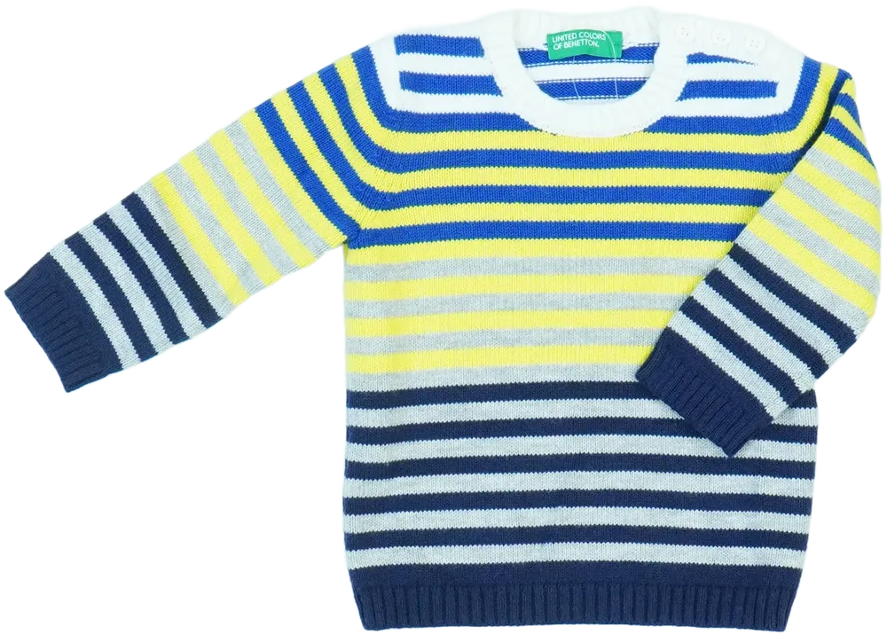 Többszínű Benetton Kötött pulcsi EU 68 / UK 3-6 hónap / US 3-6 hónap