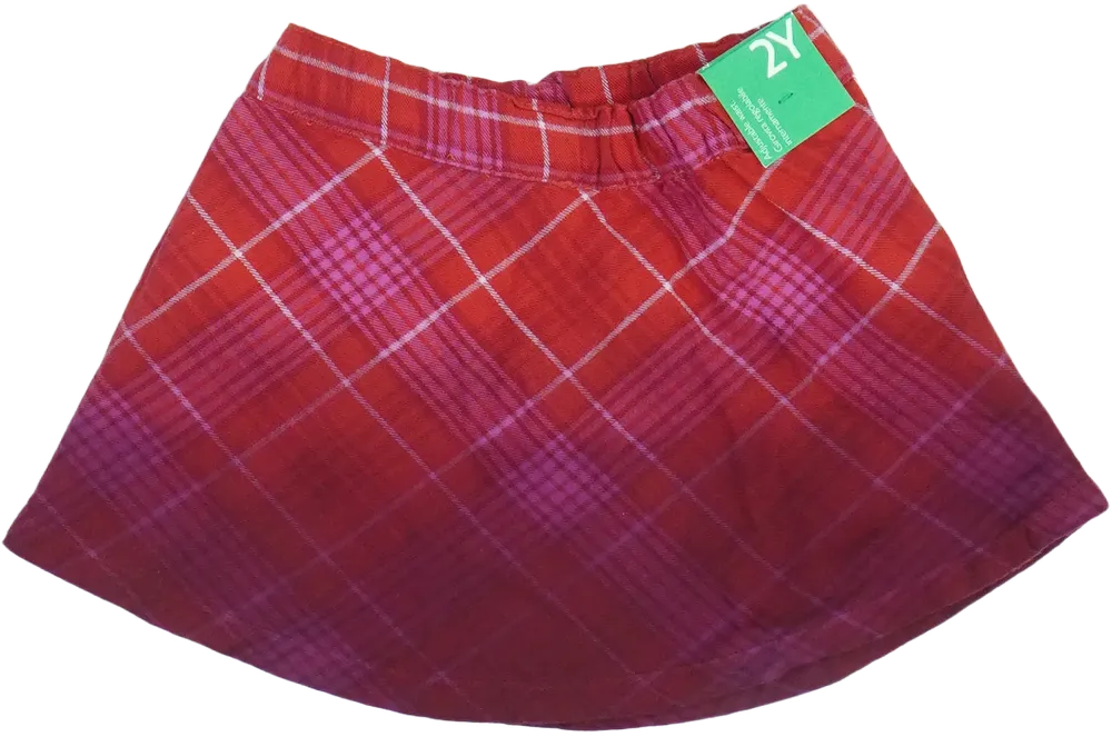 Piros Benetton Szoknya EU 92 / UK 2 év / US 2T