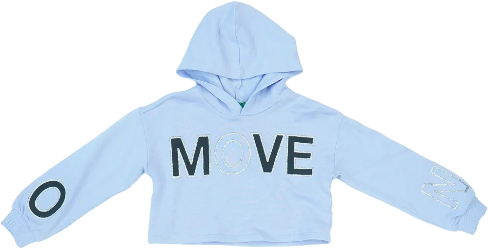 Kék Benetton Kapucnis pulóver EU 128 / UK 8 év / US 8 év/M