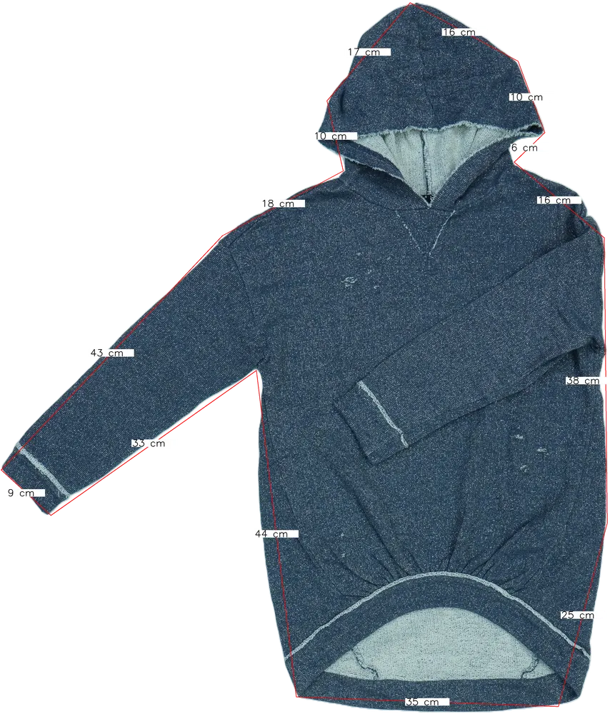 Szürke Benetton Kapucnis pulóver EU 134 / UK 9 év / US 9 év/L