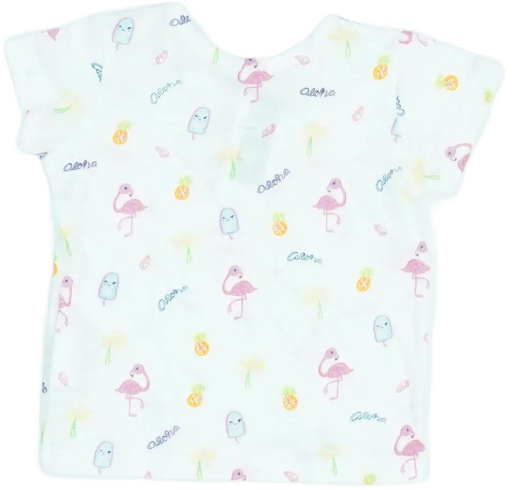 Fehér Benetton Póló EU 62 / UK 0-3 hónap / US 0-3 hónap