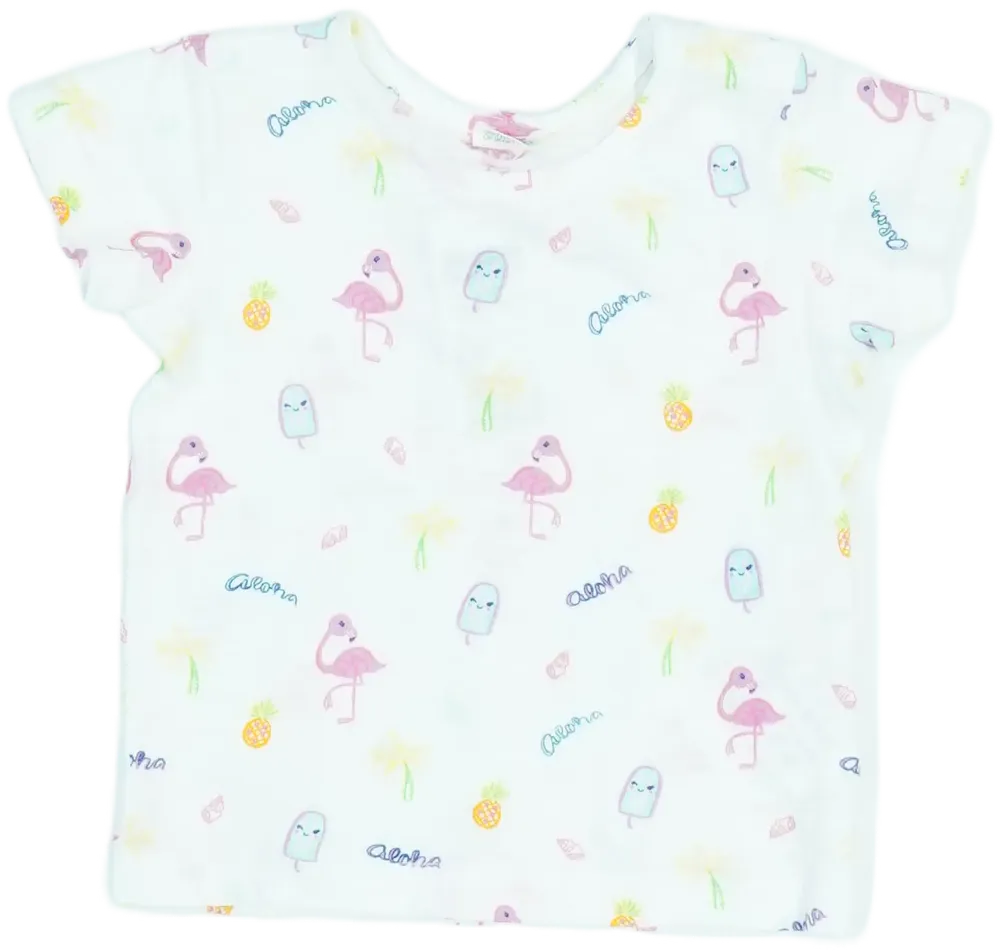 Fehér Benetton Póló EU 62 / UK 0-3 hónap / US 0-3 hónap