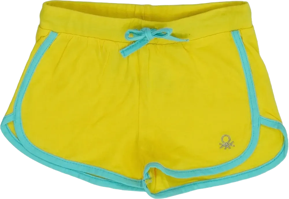 Sárga Benetton Rövidnadrág EU 92 / UK 2 év / US 2T