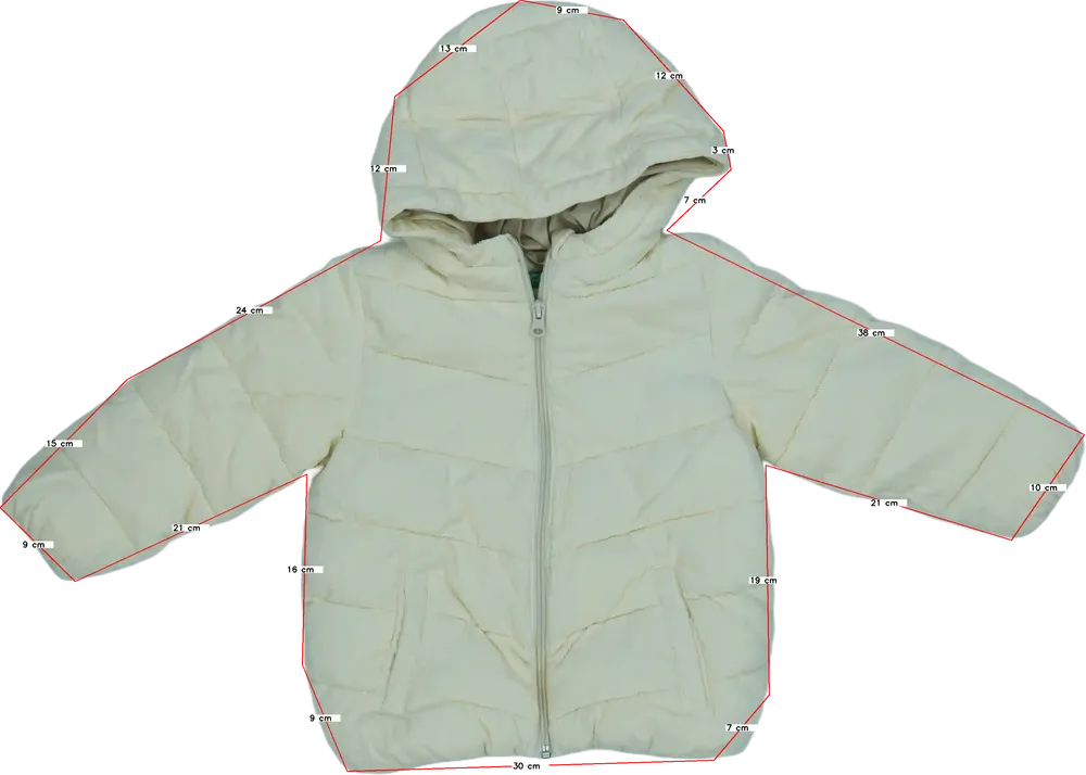 Barna Benetton Télikabát EU 104 / UK 4 év / US 4T/XS