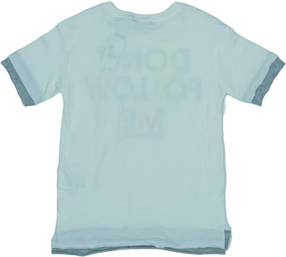 Fehér Benetton Póló EU 128 / UK 8 év / US 8 év/M