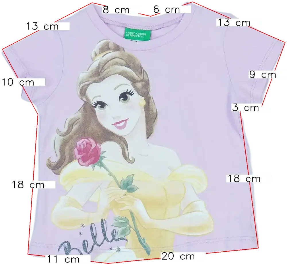 Lila Disney Póló EU 86 / UK 12-18 hónap / US 18 hónap