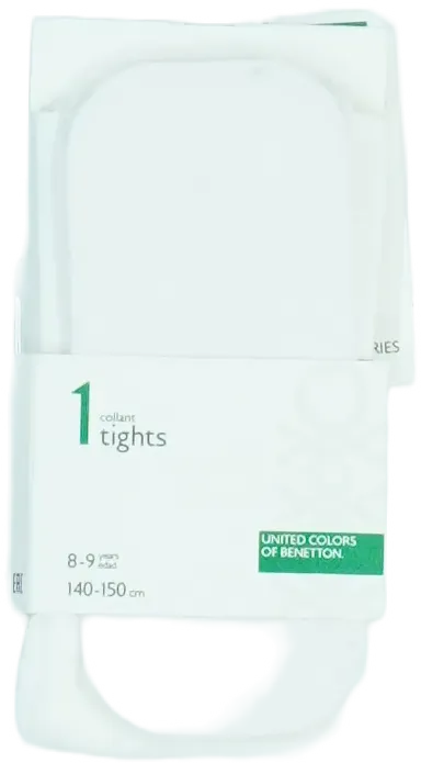 Fehér Benetton Harisnya EU 134 / UK 9 év / US 9 év/L