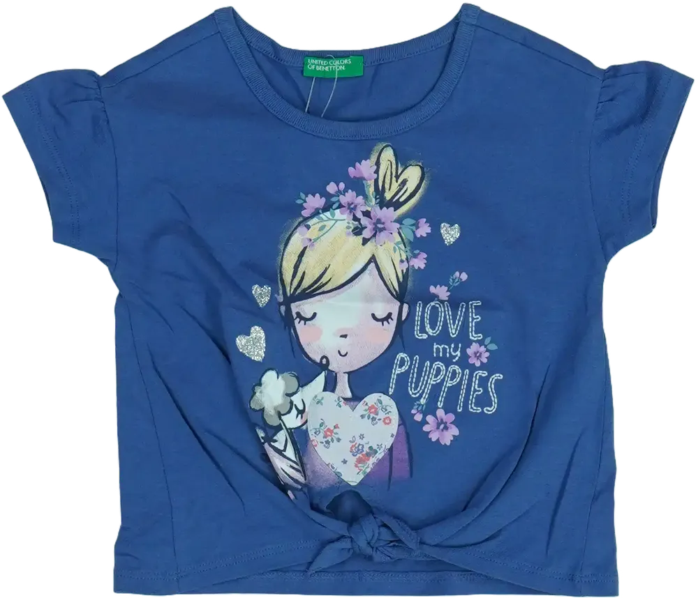 Kék Benetton Póló EU 86 / UK 12-18 hónap / US 18 hónap