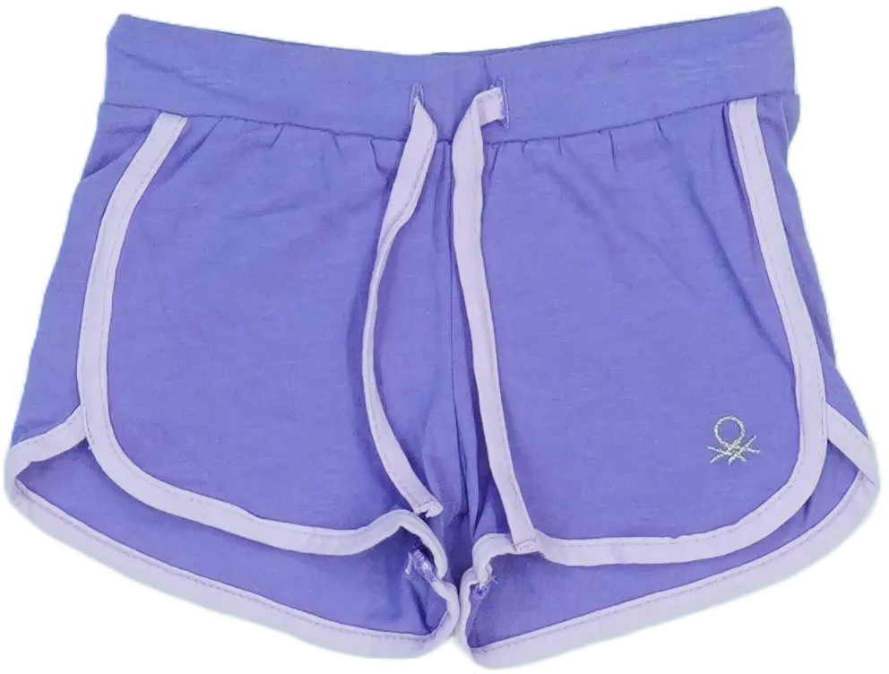 Lila Benetton Rövidnadrág EU 80 / UK 9-12 hónap / US 12 hónap