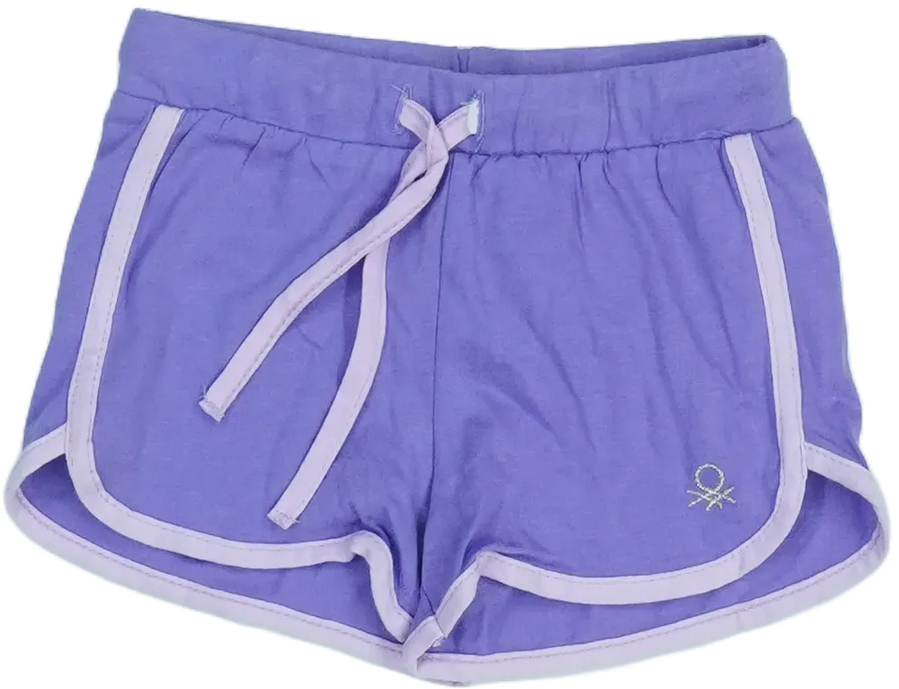 Lila Benetton Rövidnadrág EU 92 / UK 2 év / US 2T