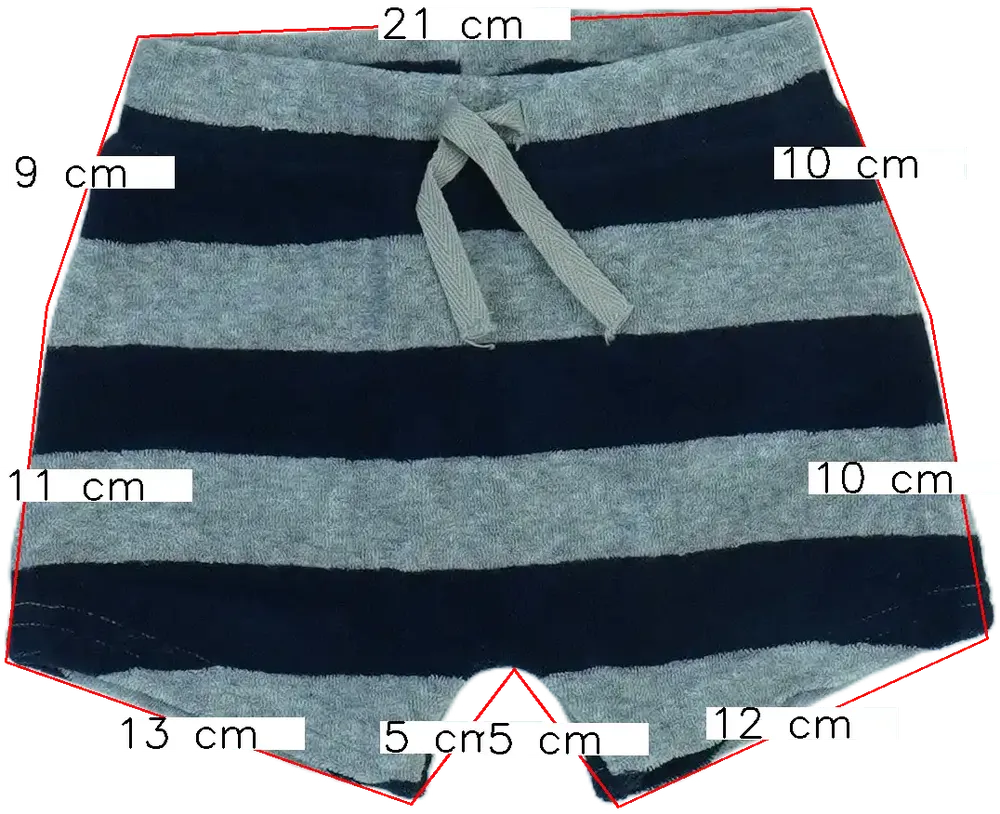 Szürke Benetton Rövidnadrág EU 80 / UK 9-12 hónap / US 12 hónap