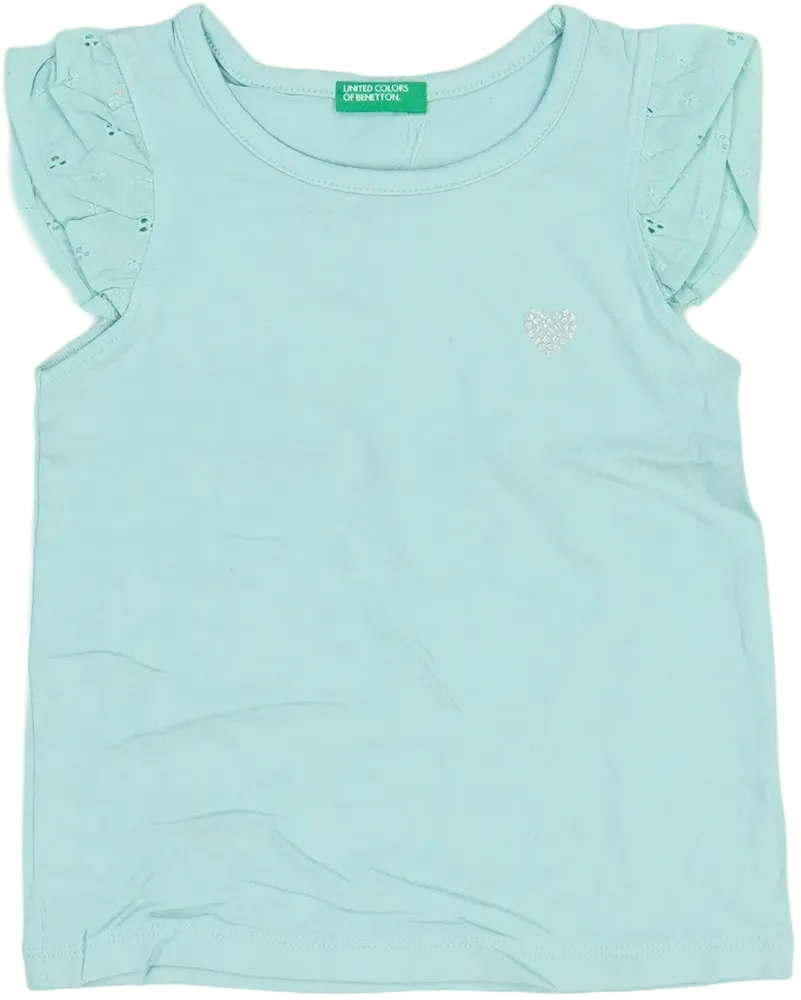 Kék Benetton Póló EU 86 / UK 12-18 hónap / US 18 hónap