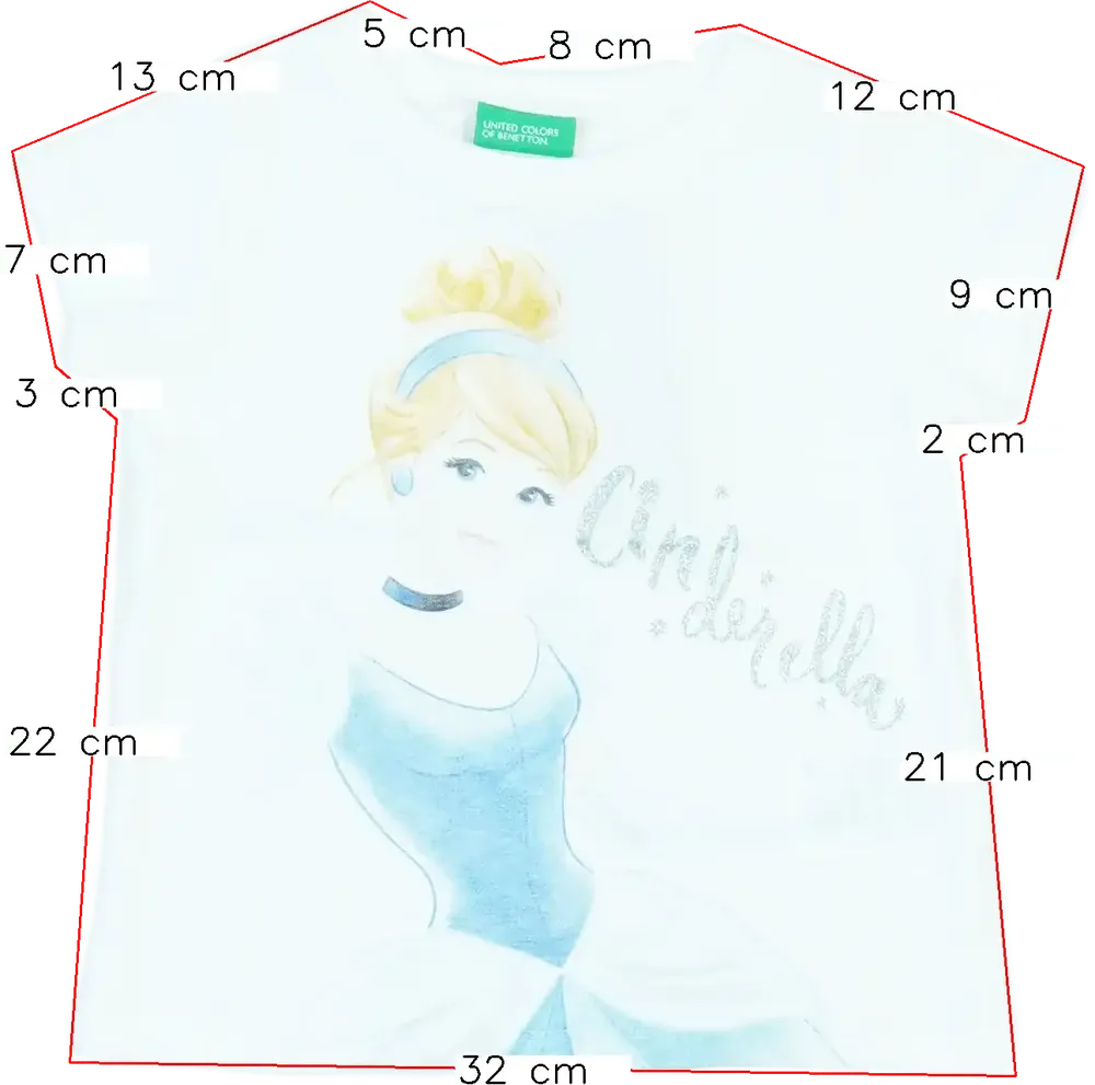 Fehér Disney Póló EU 86 / UK 12-18 hónap / US 18 hónap