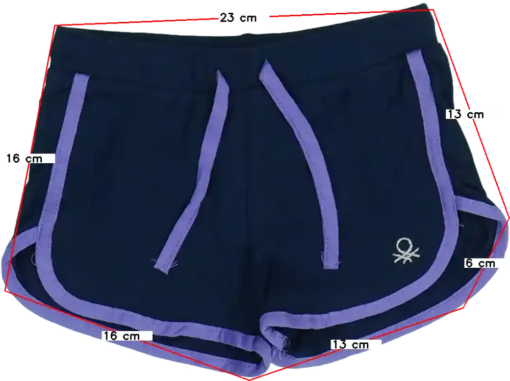 Kék Benetton Rövidnadrág EU 92 / UK 2 év / US 2T