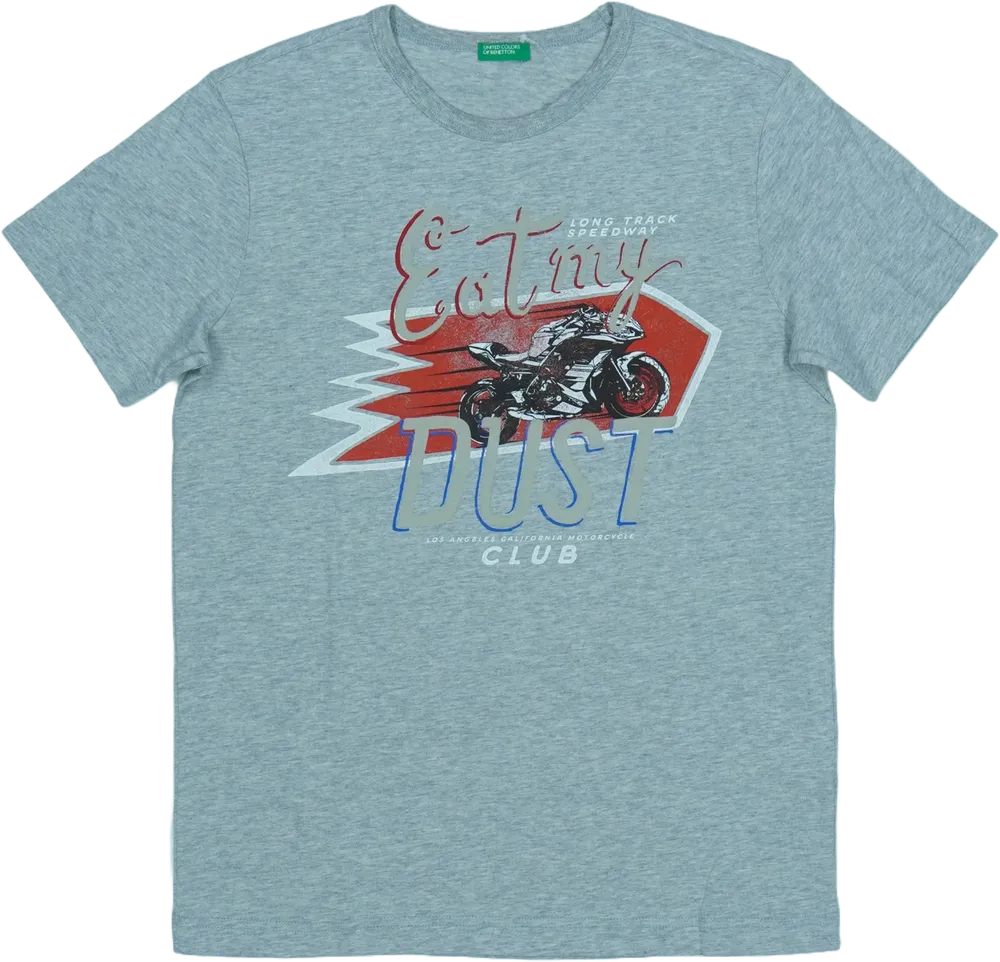 Szürke Benetton Póló EU 158 / UK 13 év / US 14 év/XL