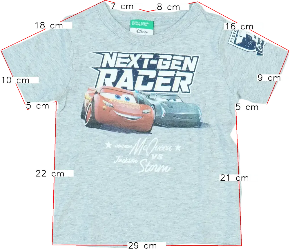 Szürke Disney Póló EU 86 / UK 12-18 hónap / US 18 hónap