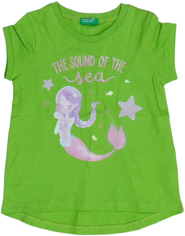 Zöld Benetton Póló EU 92 / UK 2 év / US 2T