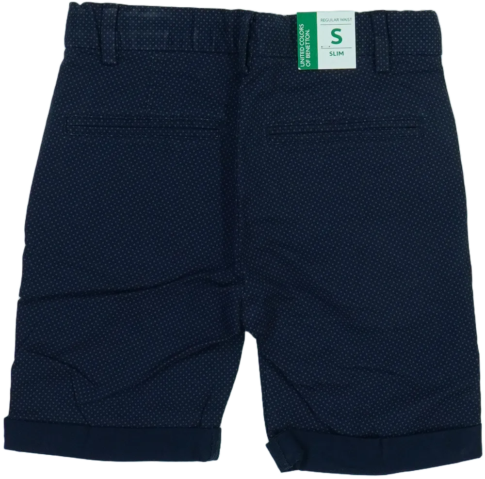 Kék Benetton Rövidnadrág EU 122 / UK 7 év / US 7 év/M