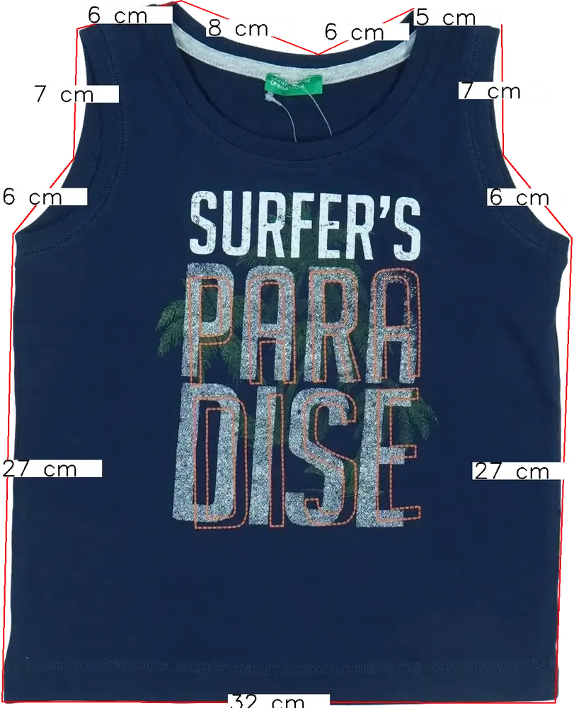 Kék Benetton Fiú / Férfi atléta EU 104 / UK 4 év / US 4T/XS