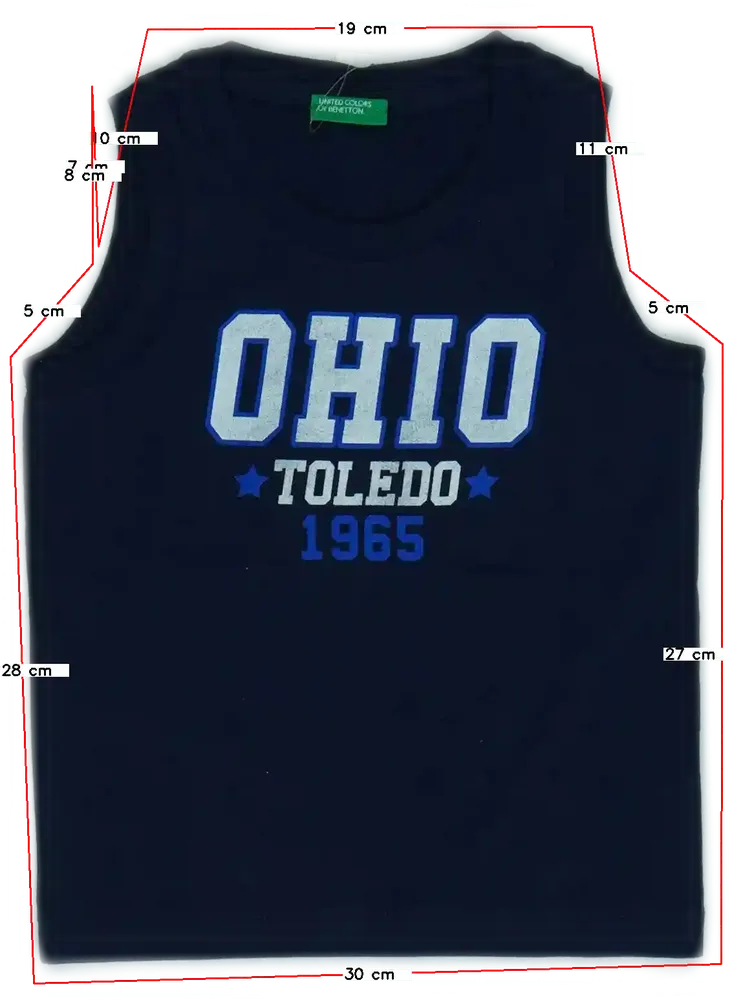 Kék Benetton Fiú / Férfi atléta EU 92 / UK 2 év / US 2T