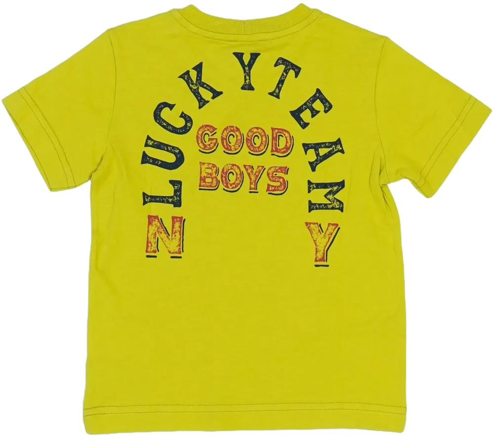 Sárga Benetton Póló EU 104 / UK 4 év / US 4T/XS