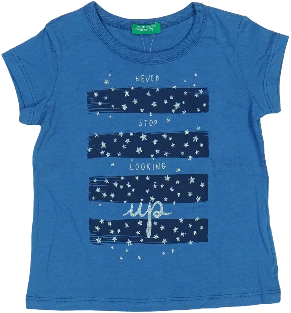 Kék Benetton Póló EU 86 / UK 12-18 hónap / US 18 hónap