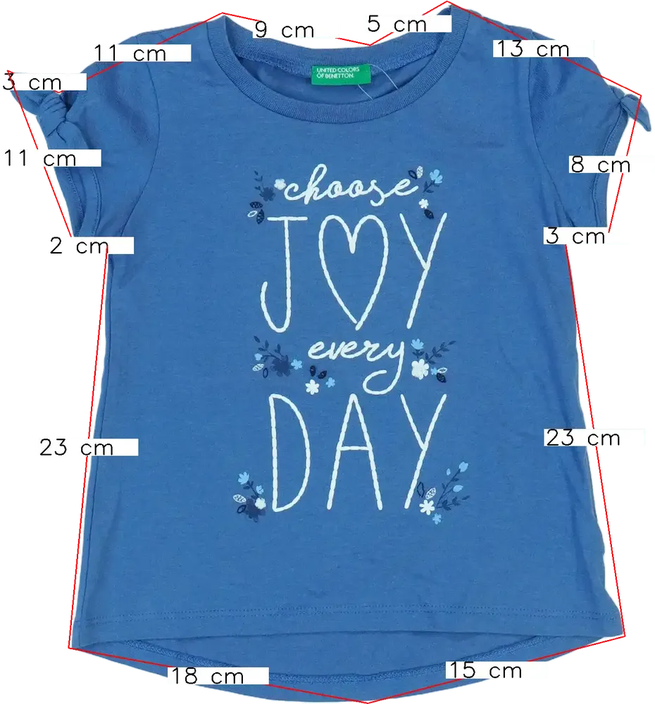 Kék Benetton Póló EU 86 / UK 12-18 hónap / US 18 hónap