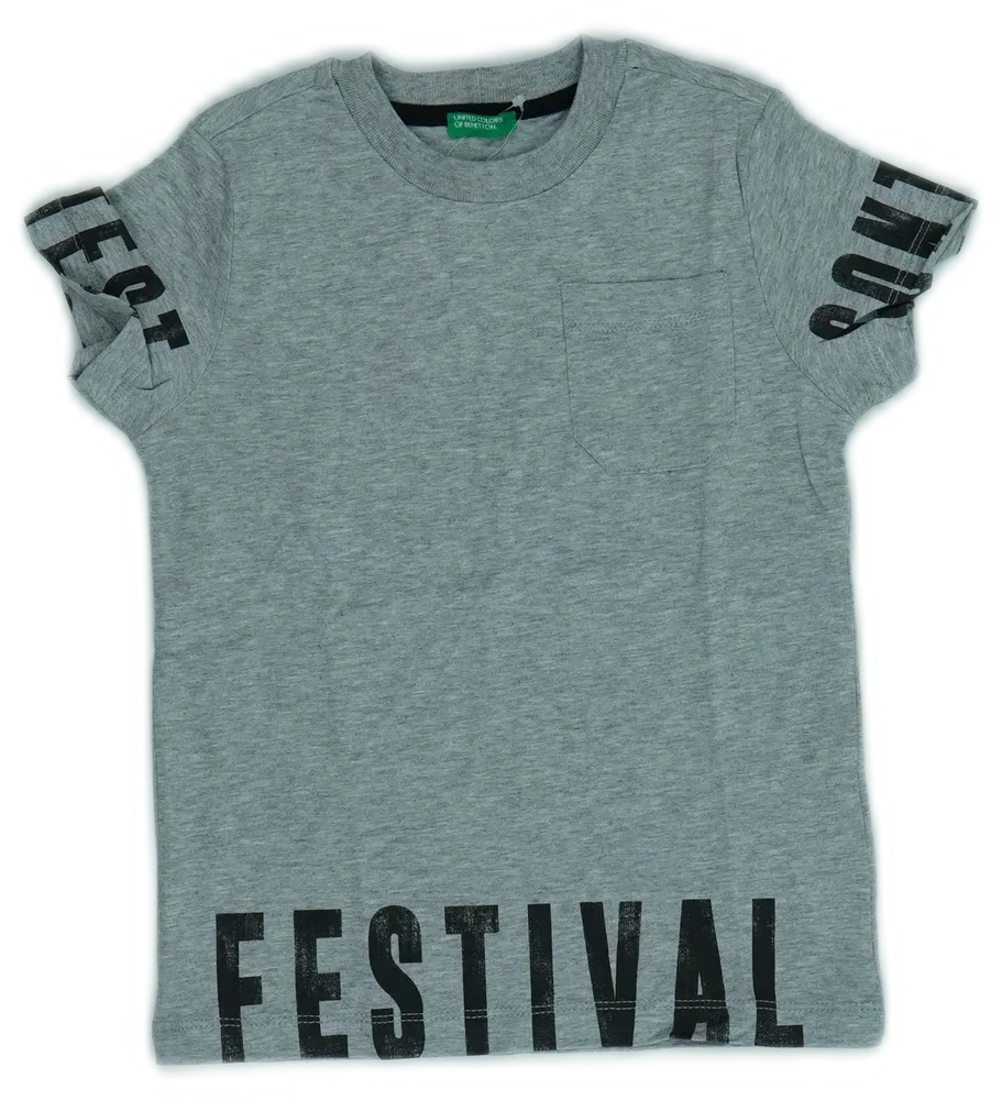 Szürke Benetton Póló EU 98 / UK 3 év / US 3T