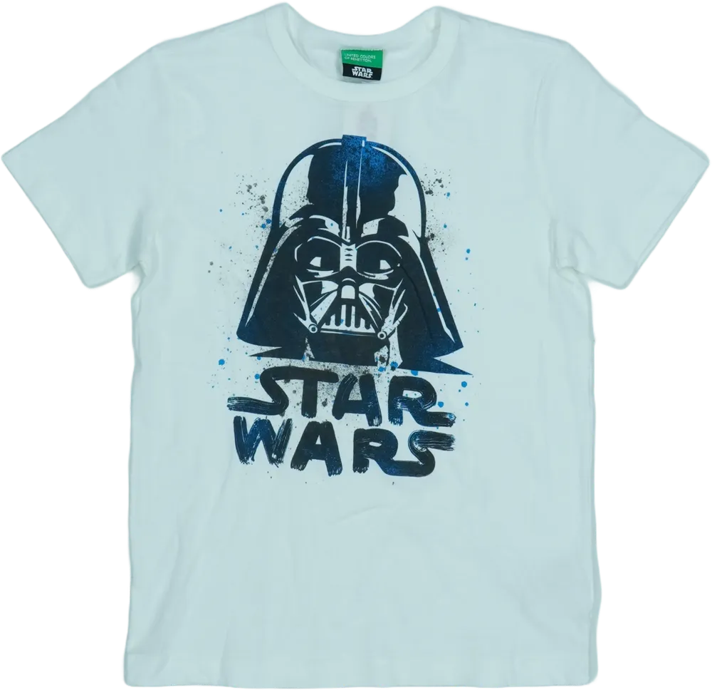 Fehér Benetton Póló EU 140 / UK 10 év / US 10 év/L