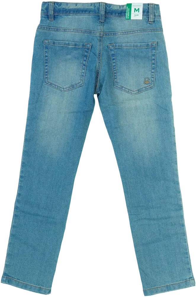 Kék Benetton Farmernadrág EU 128 / UK 8 év / US 8 év/M