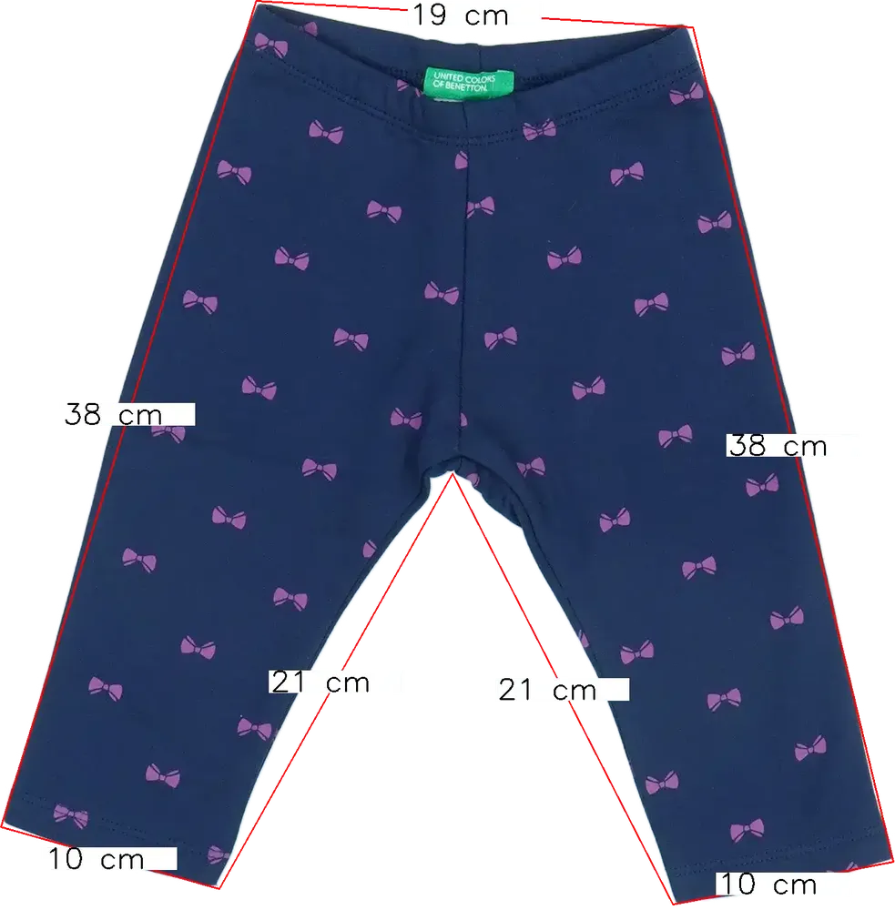 Kék Benetton Leggings EU 74 / UK 6-9 hónap / US 6-9 hónap