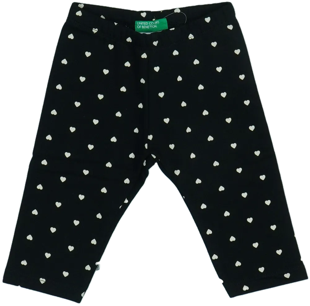 Fekete Benetton Leggings EU 68 / UK 3-6 hónap / US 3-6 hónap