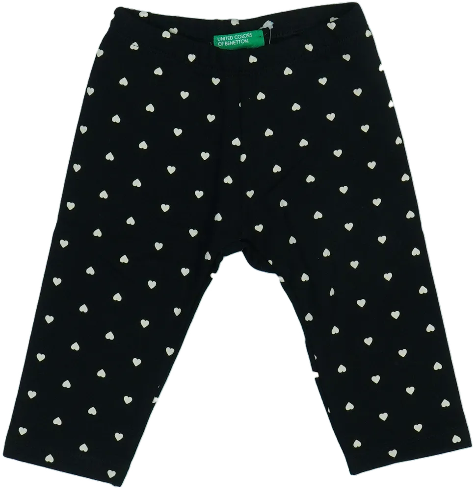 Fekete Benetton Leggings EU 74 / UK 6-9 hónap / US 6-9 hónap