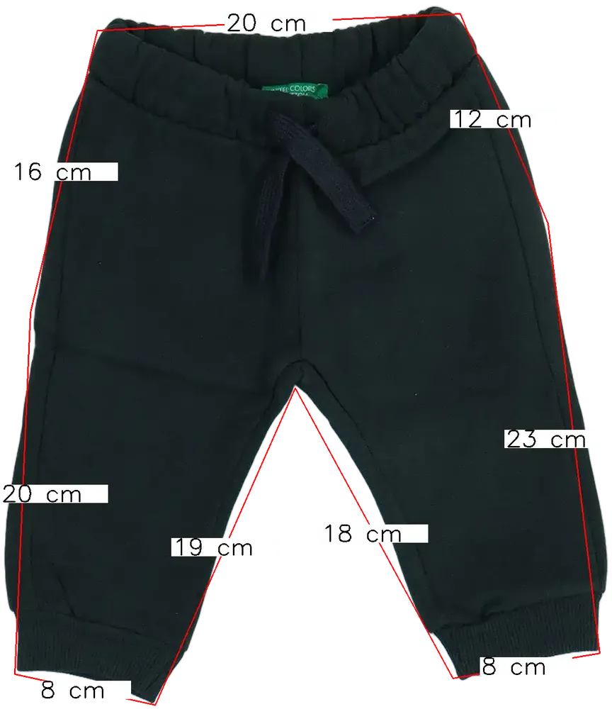 Szürke Benetton Melegítőnadrág EU 74 / UK 6-9 hónap / US 6-9 hónap