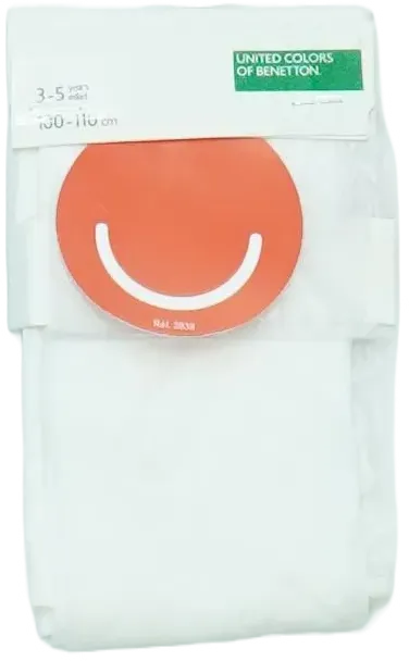 Fehér Benetton Harisnya EU 110 / UK 5 év / US 5 év/XS