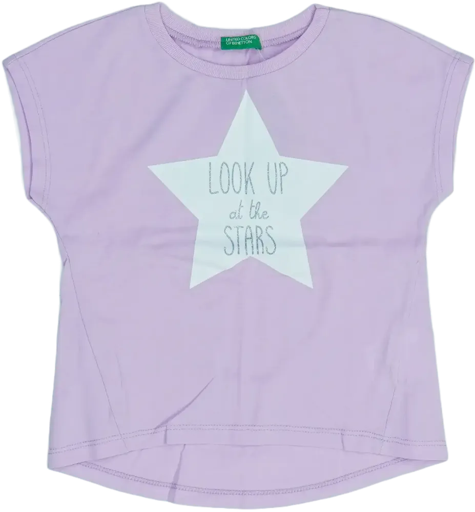 Rózsaszín Benetton Póló EU 86 / UK 12-18 hónap / US 18 hónap