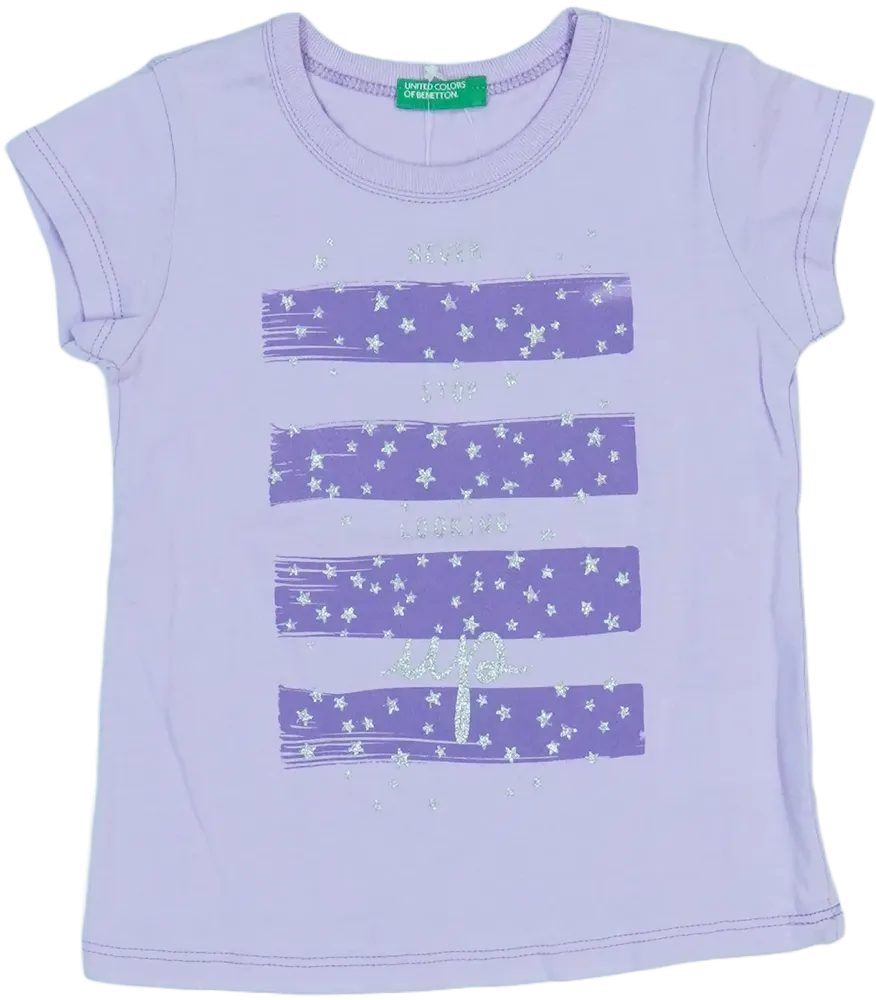 Lila Benetton Póló EU 86 / UK 12-18 hónap / US 18 hónap