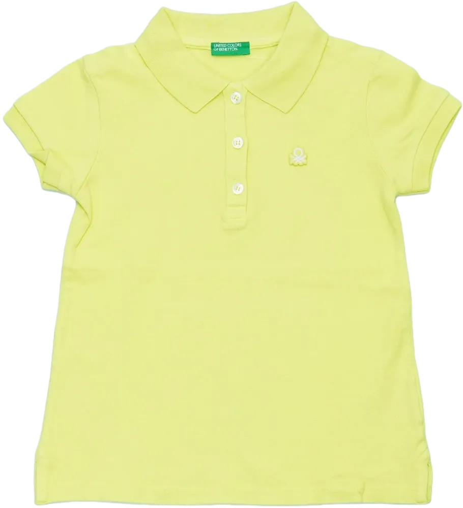 Sárga Benetton Galléros póló EU 110 / UK 5 év / US 5 év/XS